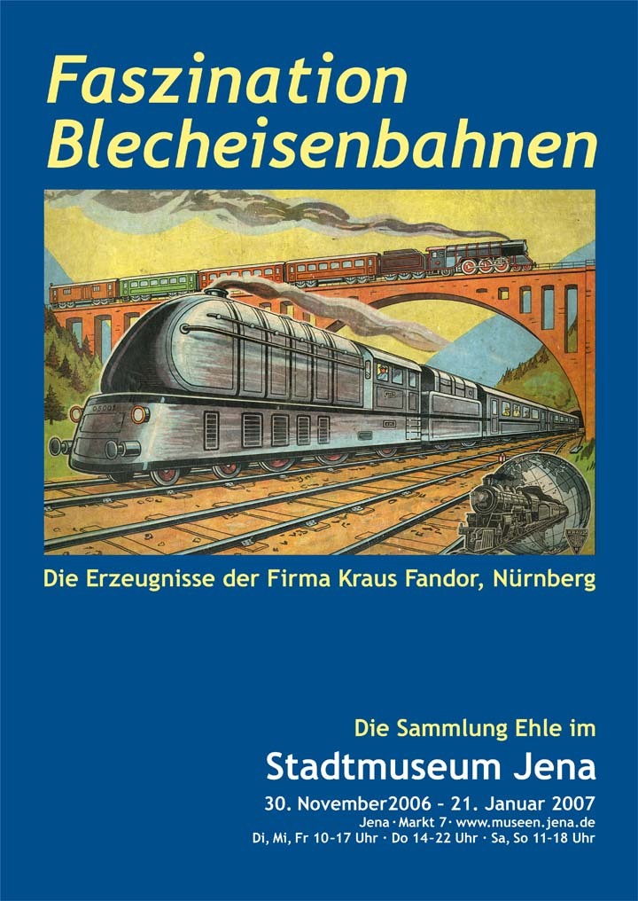 Faszination Blecheisenbahn. Erzeugnisse der Firma Josef Kraus & Co., Nürnberg