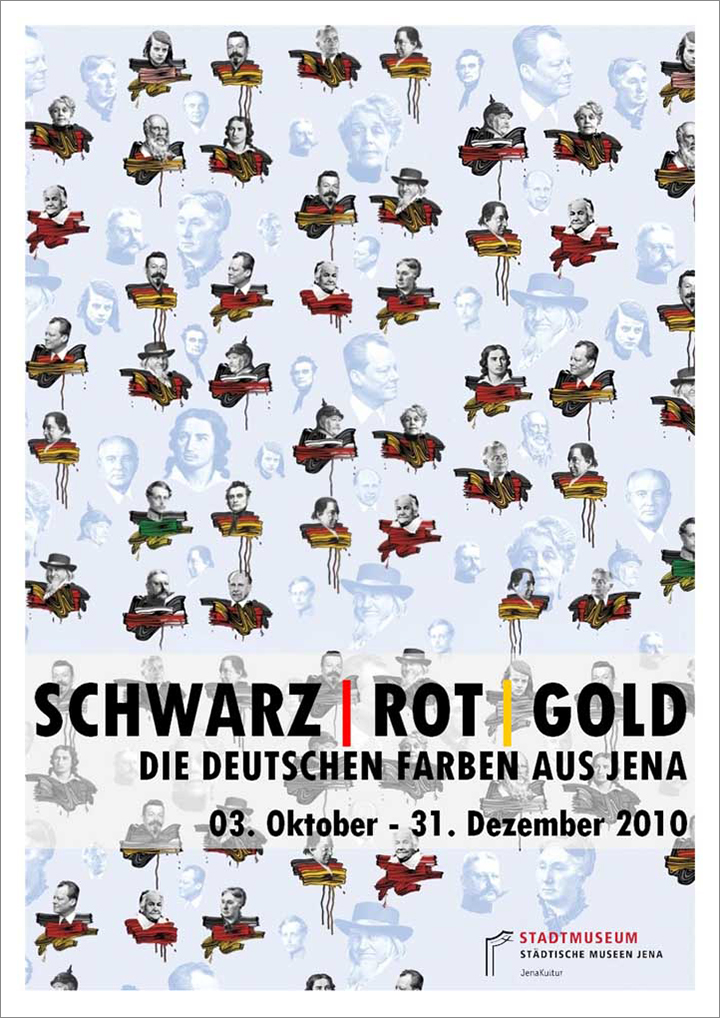 Schwarz – Rot – Gold. Die deutschen Farben aus Jena