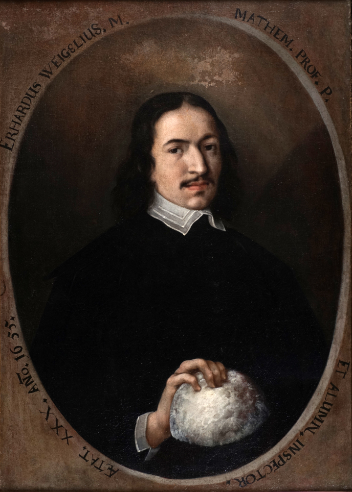 Erhard Weigel(1625 -1699), Öl auf Leinwand von Christian Richter, 1655