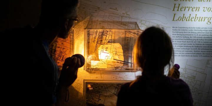 Taschenlampenführung,  Foto: C. Worsch