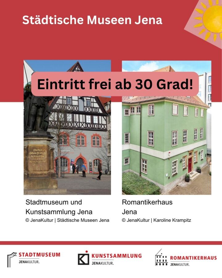 Die Göhre am Markt Jena und das Romantikerhaus Jena